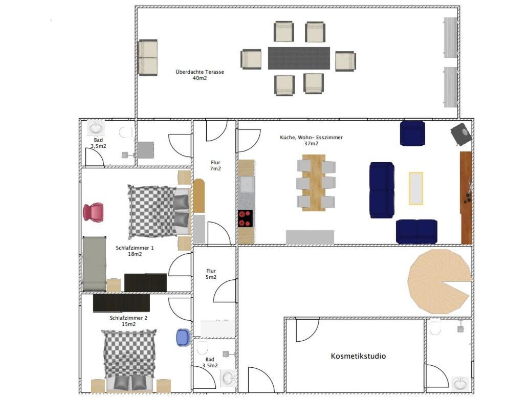 טודמוס Villa Sonnenwinkel מראה חיצוני תמונה
